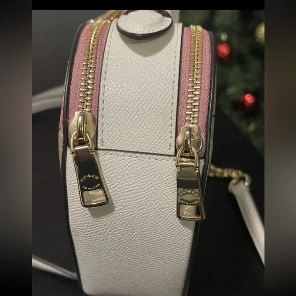 Coach Heart-Shaped Beige and Pink Crossbody Bag - Picture 8 of 8